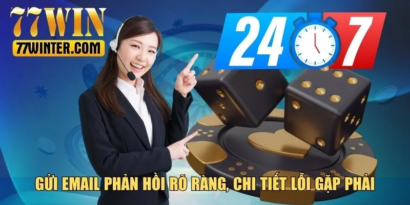 Kênh hỗ trợ Email cũng hoạt động tích cực